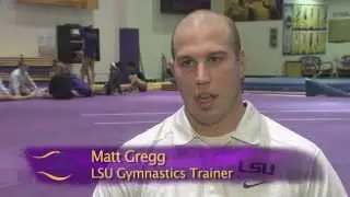LSU Gymnastics Trainer Matt Gregg