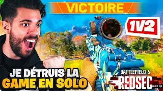 IL QUITTE MAIS JE GAGNE EN 1VS2 sur BATTLEFIELD REDSEC