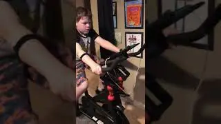 First day on Bowflex C6 and Zwift