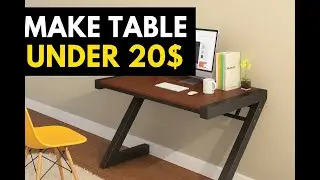How to build a small side table with only one tool cost under 20$