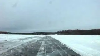 Red Lake Ontario, Ice Road from Red Lake to Cochenour
