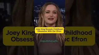 Joey King Reveals Childhood Obsession With Zac Efron #shorts