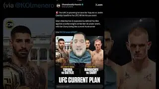 Ilia Topuria vs Justin Gaethje planned for UFC White House main event #mma #ufc