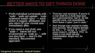 Dangerous Commands Ep13 sudosu #linux #terminal #techwarning