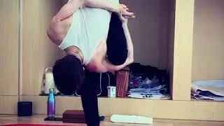 Wenling - Haipoo Yoga - 200hr TT - 2019 - Standing Maricya's Pose Transition to One Legged Crane