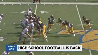 Goodrich High School football coach closely monitoring temperatures for player safety