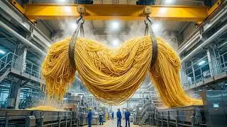 Inside the World&rsquo;s Biggest Pasta Factory: From Flour to Food (Full Process)