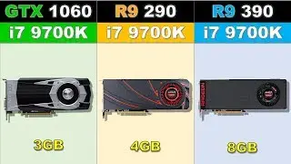 GTX 1060 vs R9 290 vs R9 390 Newest Games Benchmarks 2019