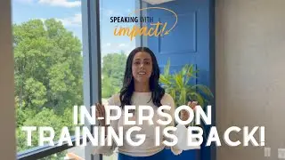 In-Person Training is Back!