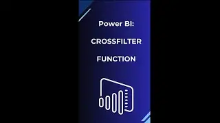 Power BI 🌟 CROSSFILTER Function #shortsvideo #shorts #shortsviral