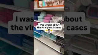I was wrong about the viral pencil cases #backtoschool #schoolsupplies