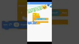 How to rotate objects in scratch 🐱🐾 #shorts #howto #rotate #scratch #coding #scratchtutorials