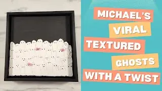 Michael's Viral Textured Ghost Painting DIY - Personalized With Pets & Cute Details