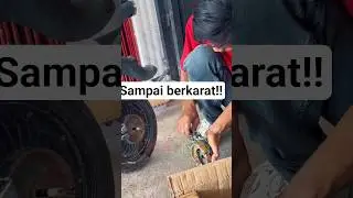 Ganti Kampas rem Belakang sepeda listrik