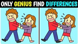 FIND 3 DIFFERENCES 🕵️&zwj;♂️ | Only GENIUS Find All Differences | Hard Challenge #441 | Brain Boss