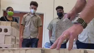 Winston-Salem construction trades teacher aims to build his students up brick by brick