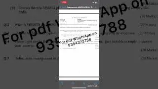 MER 7 ENGLISH MEDIUM SOLVED ASSIGNMENT 2023-24 FOR PDF WHATSAPP ON 9354372788