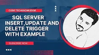 Create triggers in SQL server after insert , update and delete with example