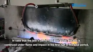 Electrical Continuity Test Using Impact and Water Under Flame