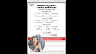 Menopause Symptom Grouping: MindStrong Fitness
