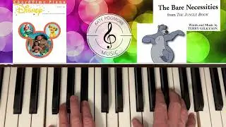 The Bare Necessities - Easy Beginner Piano - Disney Piano