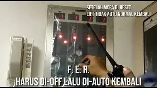 Lift Mode Fireman Service Otomatis Aktif Saat General Alarm