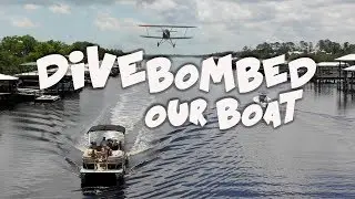 A PLANE DIVE BOMBED OUR  BOAT! and...........it was amazing!