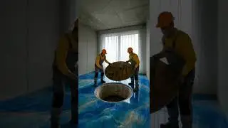 DIY Epoxy Aquarium Floor | Stunning Bedroom Renovation Timelapse Guide #epoxy #timelapse #renovation