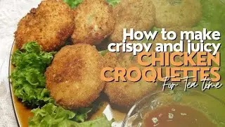 Chicken Croquettes Crispy and Juicy | Noorzkitchen | quick n easy snack #snacks #croquete