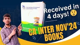 CA Intermediate Books 📚 Unboxing 😃 | CA Inter ICAI Study Material Unboxing | #caintermediate