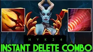[Queen of Pain] Crazy Power Dagon Build Dota 2