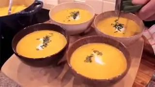 Pumpkin, Ginger, Chickpea And Cheese Soup | delicious. Magazine