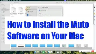 How to Install the iAuto Software on Your Mac