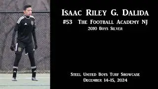 Isaac Riley highlights & touches : The FA NJ at Steel United Boys Turf Showcase 2024