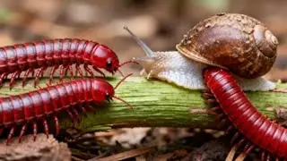 Life in Miniature : Exploring Millipede & Snail Ecosystems Up Close #Millipede #TerrariumEcosystems