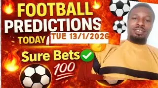 Football Predictions Today 13/1/2026 #mancity #bettingtips #soccer #football #sureodds #surebets 