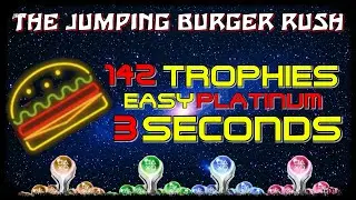 142 Trophies Within 3 Seconds - The Jumping Burger Rush - 1,49&euro; - Crossbuy - Autopop Platinum
