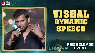 Hero Vishal Dynamic Speech | CHAKRA Pre Release Event | Shraddha Srinath | M.S. Anandan