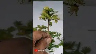 Making of Miniature Tree for Diorama | Visit this channel for full video tutorial #diy #diorama #art
