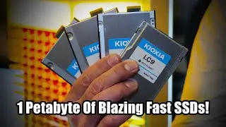 1 Petabyte Of Speedy SSDs! Kioxia Quick-Take | CES 2026