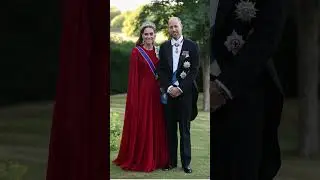 Prince and Princess of Wales 👸🫅🇬🇧 #britishroyalfamily #windsor #princeofwales #statebanquet