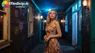 KiVideoDesign.de - Model Fotoshooting in und vor einem Lostplace Haus.