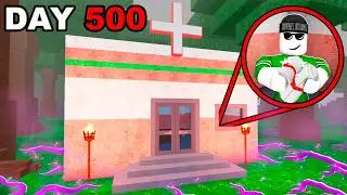 I Survived In a HOSPITAL For 99 Nights In The Forest!