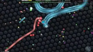 18 000 masa con bots en slither.io