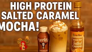Salted Caramel Mocha Protein Latte | Low-Sugar, High-Protein Coffee Recipe