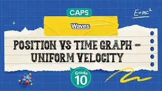 [GRADE 10] Position vs Time Graph - Uniform Velocity