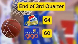 End of 3rd Quarter Magnolia vs TNT #PBA #pbalivetoday