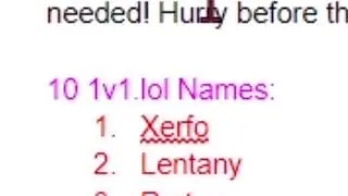 10 1v1.lol names for your YouTube channel!