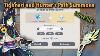 Pulling for Tighnari, Collei and Hunters Path because I like to suffer || Genshin Impact Summons