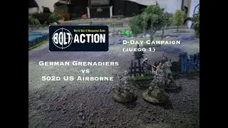 Bolt Action - D-DAY Campaign (Orne Bridges - juego 1)